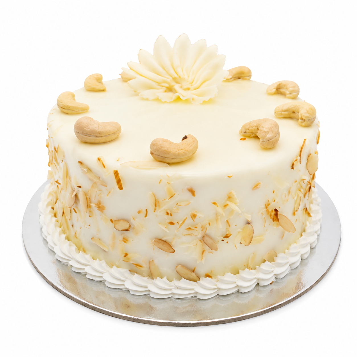 Milky nut cake