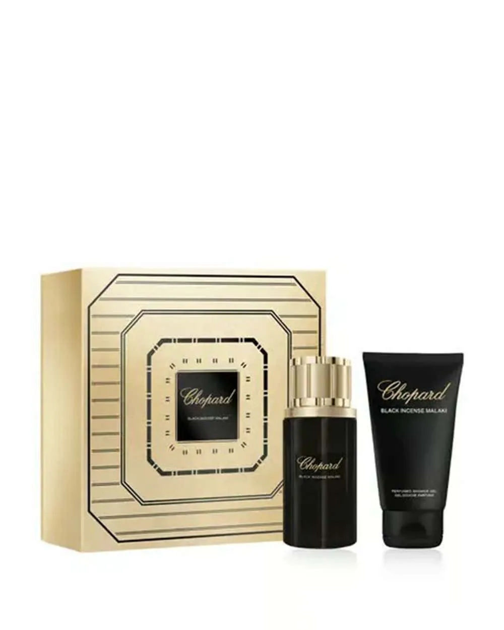 CHOPARD BLACK INCENSE MALAKI EDP 80 ML + 150 S/G GIFT SET