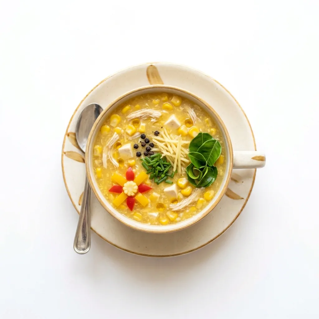 Sweet Corn Chicken Soup
