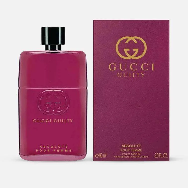 GUCCI GUILTY ABSOLUTE POUR FEMME-EDP-90ML-W