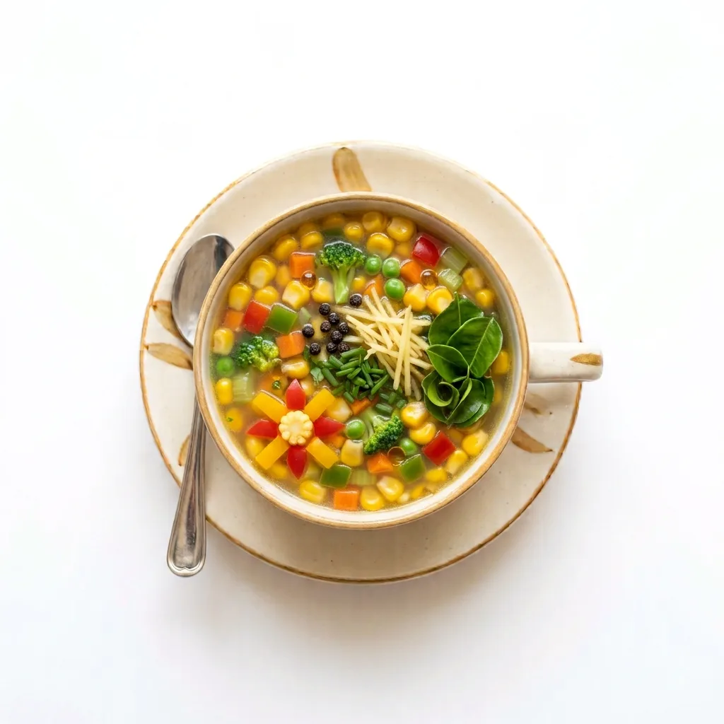 Sweet Corn Vegetable Soup